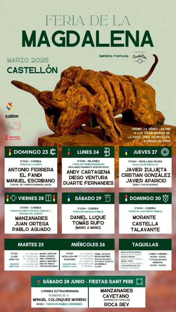 Cartel Toros 2025